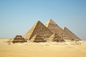 As grandes Pirâmides de Gizé