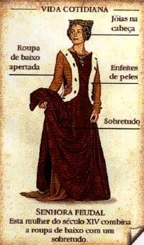 moda medieval feminina
